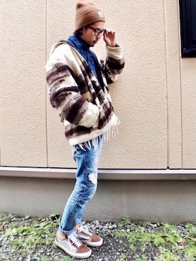 Yu-Jie*さん（メンズ・171cm）の冬コーディネート