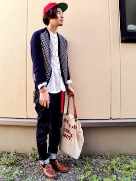 Yu-Jie*さん（メンズ・171cm）の春コーディネート