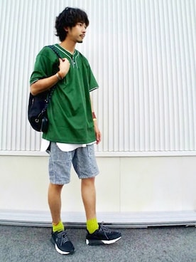 Yu-Jie*さん（メンズ・171cm）の夏コーディネート