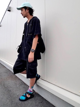 Yu-Jie*さん（メンズ・171cm）の夏コーディネート