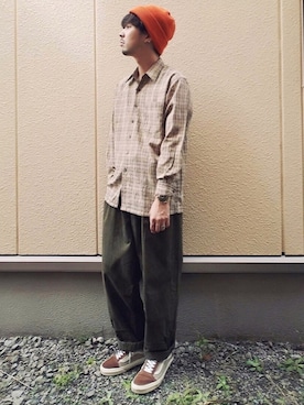 Yu-Jie*さん（メンズ・171cm）の秋コーディネート