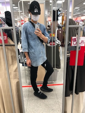 「Y-3（ワイスリー）のアイテム（その他）」を使った、おいずむ。さん（メンズ・178cm）の夏コーディネート
