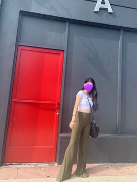 「widepants」｜blossom さん（レディース・160cm）の秋コーディネート