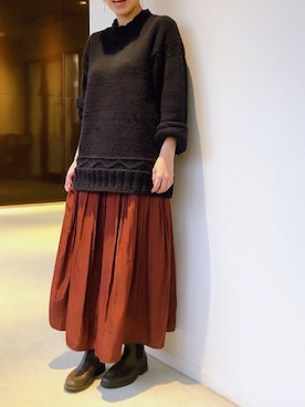 「152cm」｜「アイテム（レインシューズ）」を使った、r0eiさん（レディース・152cm）の春コーディネート