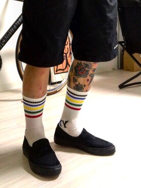 「converse skateboarding」｜kaznriiさん（メンズ・176cm）の夏コーディネート