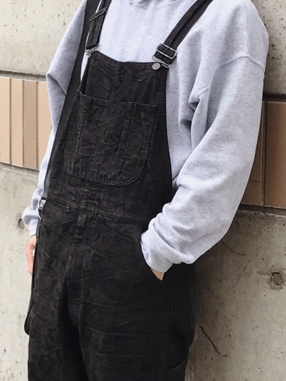マサジ様　美品　Supreme ブラック オーバーオール XL ISAMU KATAYAMA BACKLASH - ジャパンカーフ 白鞣し製品洗い