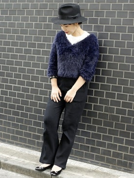 「エナメルシューズ」｜natsuさん（レディース・157cm）の秋コーディネート