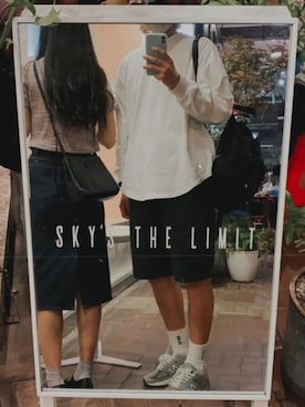 「DOUGHNUT（ドーナッツ）のアイテム」を使った、DONMAIさん（メンズ・176cm）の春コーディネート