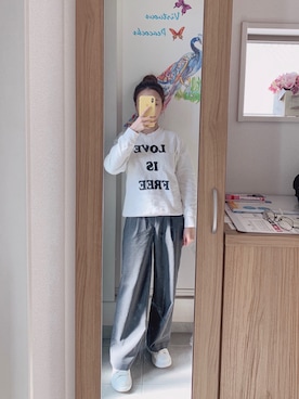 「MQUEEN（マックイーン）のアイテム」を使った、littleswimさん（レディース・158cm）の冬コーディネート