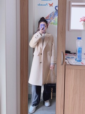 「MQUEEN（マックイーン）のアイテム」を使った、littleswimさん（レディース・158cm）の冬コーディネート