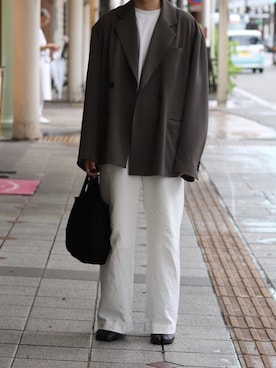 「sunsea」｜「アイテム（ブーツ）」を使った、のじさん（メンズ・172cm）の冬コーディネート
