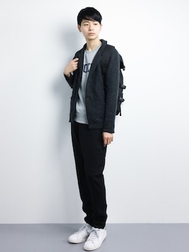 「SABLE CLUTCH（セーブルクラッチ）のアイテム」を使った、Yさん（メンズ・184cm）の冬コーディネート
