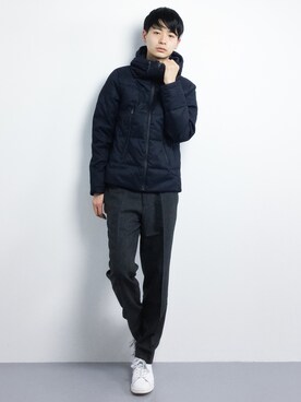 「ARCADE（アーケード）のアイテム（ジャケット/アウター）」を使った、Yさん（メンズ・184cm）の冬コーディネート