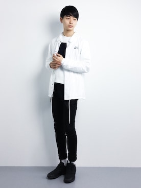 「jiggys shop（ジギーズショップ）のアイテム」を使った、Yさん（メンズ・184cm）の冬コーディネート