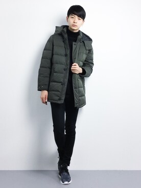 「jiggys shop（ジギーズショップ）のアイテム」を使った、Yさん（メンズ・184cm）の冬コーディネート