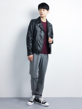 Yさん（メンズ・184cm）の冬コーディネート