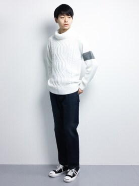 Yさん（メンズ・184cm）の冬コーディネート