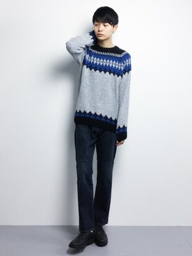 Yさん（メンズ・184cm）の冬コーディネート