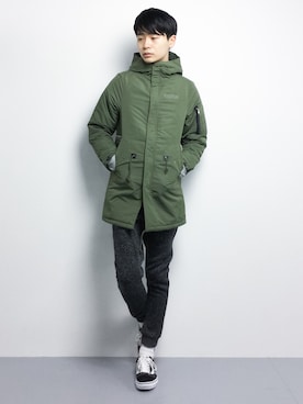 「LB/S （エルビーエス）のアイテム」を使った、Yさん（メンズ・184cm）の冬コーディネート