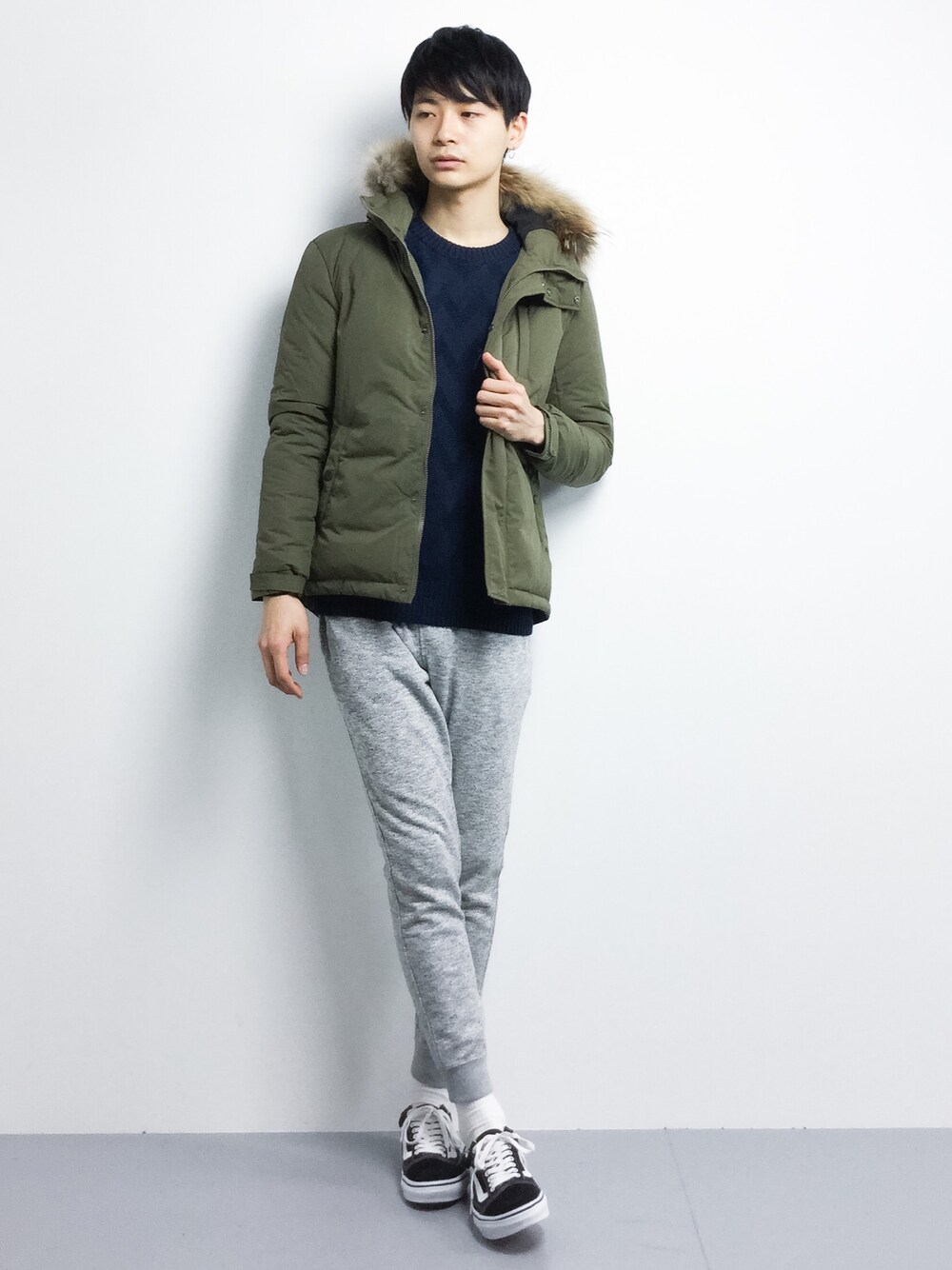 Magine（マージン）の「NYLON STAND FUR MILITARY DOWN JKT:ナイロン 