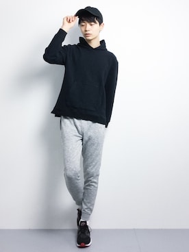 「Burner（バーナー）のアイテム（パンツ）」を使った、Yさん（メンズ・184cm）の冬コーディネート