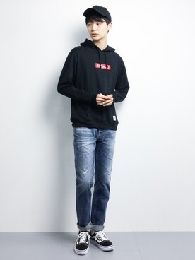 Yさん(メンズ・184cm)の冬コーディネート