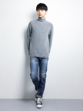 Yさん(メンズ・184cm)の冬コーディネート