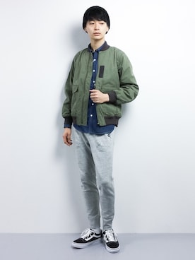 Yさん（メンズ・184cm）の冬コーディネート