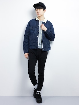 Yさん（メンズ・184cm）の冬コーディネート