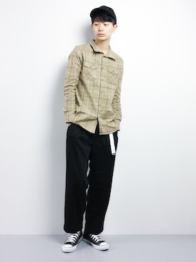 「SABLE CLUTCH（セーブルクラッチ）のアイテム」を使った、Yさん（メンズ・184cm）の冬コーディネート
