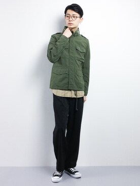 「SABLE CLUTCH（セーブルクラッチ）のアイテム」を使った、Yさん（メンズ・184cm）の冬コーディネート