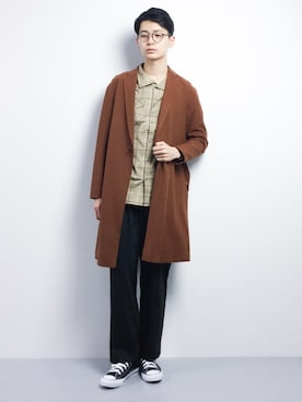 「SABLE CLUTCH（セーブルクラッチ）のアイテム」を使った、Yさん（メンズ・184cm）の冬コーディネート