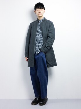 「45R（フォーティファイブアール）のアイテム」を使った、Yさん（メンズ・184cm）の冬コーディネート