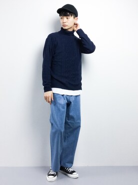 Yさん(メンズ・184cm)の冬コーディネート