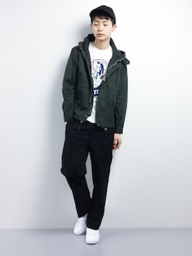 Yさん(メンズ・184cm)の冬コーディネート