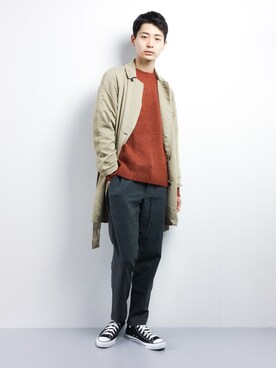 Yさん（メンズ・184cm）の冬コーディネート