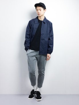 「GDC（ジーディーシー）のアイテム（ジャケット/アウター）」を使った、Yさん（メンズ・184cm）の冬コーディネート