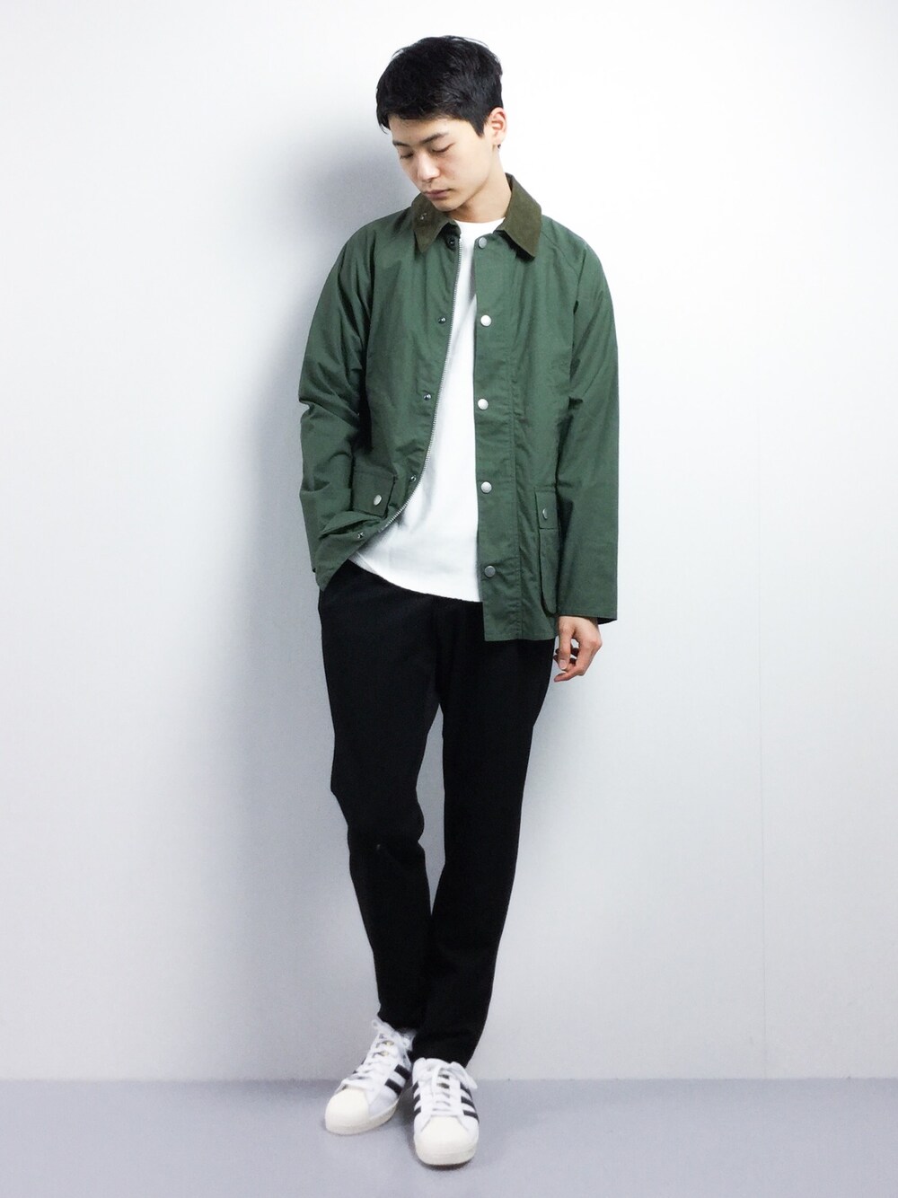 美品！バブアー ビデイル リップストップ コットンリネン