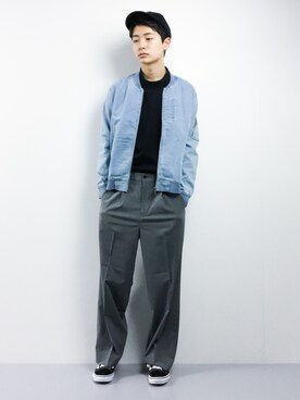 「PHANTACi（ファンタシー）のアイテム」を使った、Yさん（メンズ・184cm）の冬コーディネート