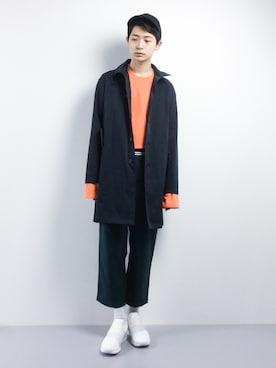 「CASPER JOHN AIVER（キャスパージョンアイバー）のアイテム（スウェット）」を使った、Yさん（メンズ・184cm）の冬コーディネート