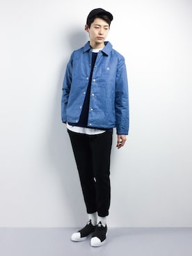 「SILAS(サイラス)のアイテム(ジャケット/アウター)」を使った、Yさん(メンズ・184cm)の春コーディネート