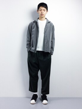「Steven Alan（スティーブンアラン）のアイテム（ブルゾン）」を使った、Yさん（メンズ・184cm）の春コーディネート