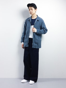 「Steven Alan（スティーブンアラン）のアイテム（その他アウター）」を使った、Yさん（メンズ・184cm）の春コーディネート