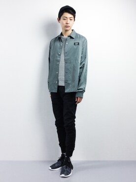「CHEAP MONDAY（チープマンデイ）のアイテム（ブルゾン）」を使った、Yさん（メンズ・184cm）の春コーディネート