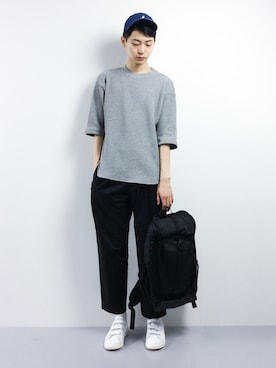 「KANGOL（カンゴール）のアイテム（キャップ）」を使った、Yさん（メンズ・184cm）の春コーディネート