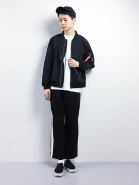 「SPINNS（スピンズ）のアイテム（ジャケット/アウター）」を使った、Yさん（メンズ・184cm）の春コーディネート