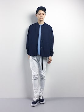 「Steven Alan（スティーブンアラン）のアイテム（ブルゾン）」を使った、Yさん（メンズ・184cm）の春コーディネート