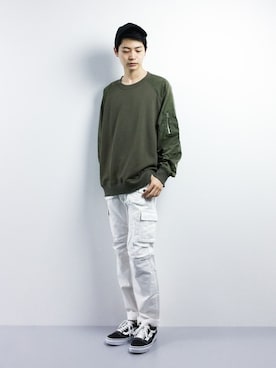 「EMMA NOVEMBER　（エマノーヴェンバー）のアイテム」を使った、Yさん（メンズ・184cm）の春コーディネート