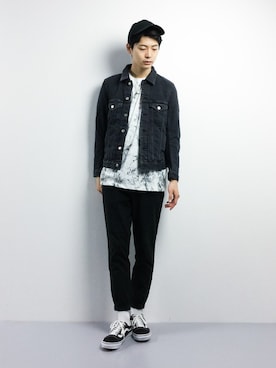 「AKM（エイケイエム）のアイテム（ジャケット/アウター）」を使った、Yさん（メンズ・184cm）の春コーディネート