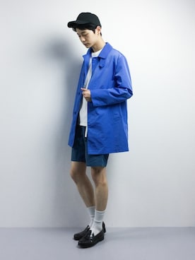 「MACKINTOSH PHILOSOPHY（ﾏｯｷﾝﾄｯｼｭ ﾌｨﾛｿﾌｨｰ）のアイテム」を使った、Yさん（メンズ・184cm）の春コーディネート
